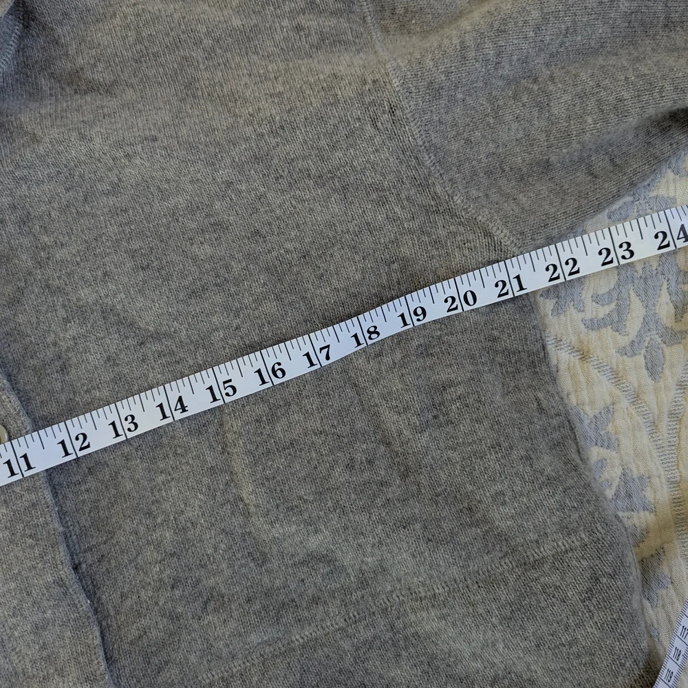 J. Crew Gray Button-Up Knit Jacket - Picture 6 of 7